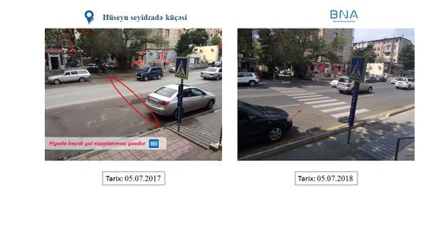 Недостатки, выявленные в результате анализа пешеходных переходов, устранены - Sputnik Азербайджан