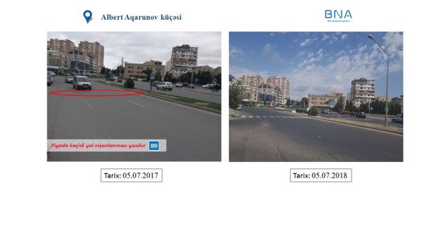 Недостатки, выявленные в результате анализа пешеходных переходов, устранены - Sputnik Азербайджан