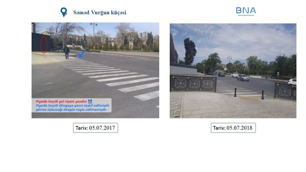 Недостатки, выявленные в результате анализа пешеходных переходов, устранены - Sputnik Азербайджан