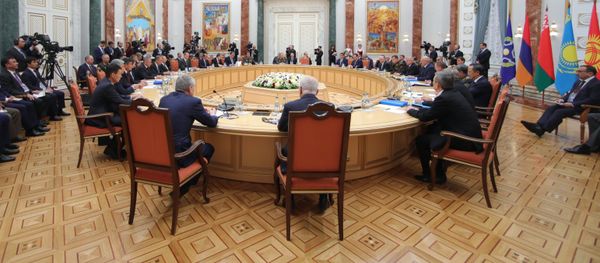 Заседании Совета коллективной безопасности Организации Договора о коллективной безопасности, фото из архива - Sputnik Азербайджан