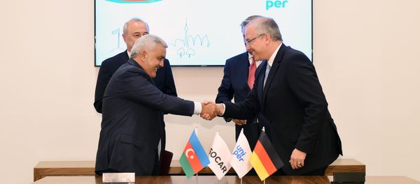 Подписание соглашения между SOCAR и Uniper - Sputnik Азербайджан