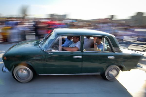 Выставка и парад классических автомобилей в Баку - Sputnik Азербайджан