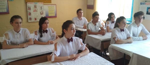 Учебный процесс в школе имени Эльшана Мамедова села Самух Бардинского района - Sputnik Азербайджан