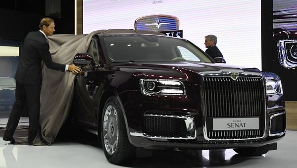 В Москве презентовали седан и лимузин Aurus - Sputnik Азербайджан