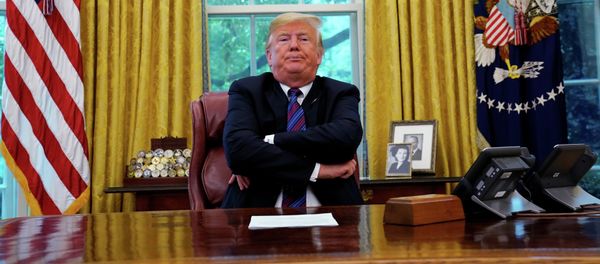 Президент США Дональд Трамп - Sputnik Азербайджан