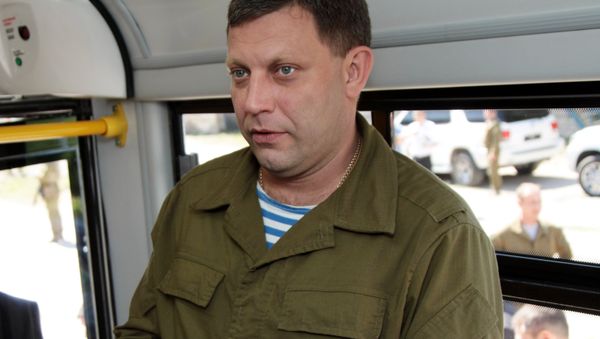 Глава самопровозглашенной ДНР Александр Захарченко - Sputnik Азербайджан