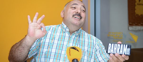 Актер Бахрам Багирзаде в студии Sputnik Азербайджан - Sputnik Азербайджан