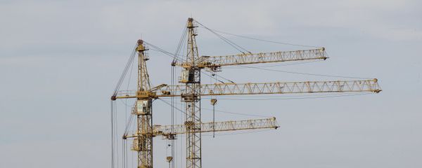 Строительные краны, фото из архива - Sputnik Азербайджан