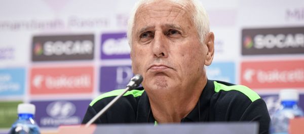 Главный тренер сборной Косово по футболу Бернар Шалланд в ходе пресс-конференции перед матчем со сборной Азербайджана. Баку, 6 сентября 2018 года - Sputnik Азербайджан