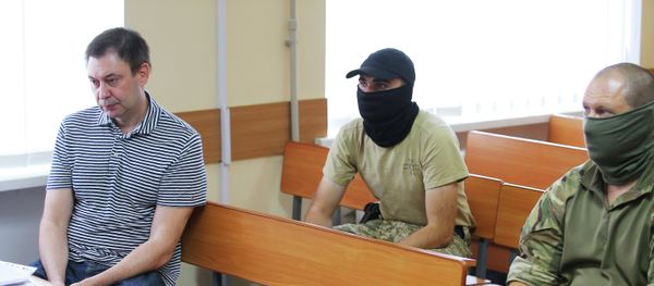 Заседание суда по делу журналиста К. Вышинского в Херсоне - Sputnik Азербайджан