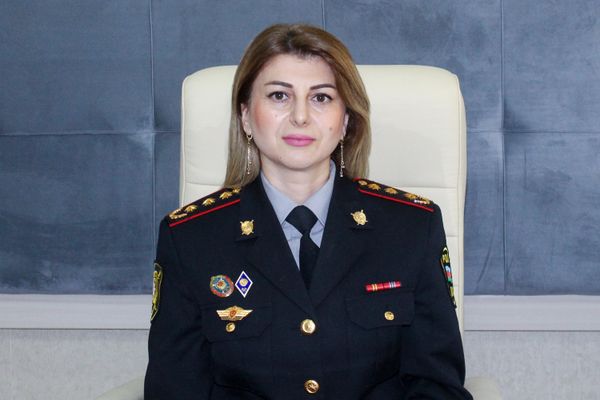 Начальник Главного управления паспортов, регистрации и миграции министерства внутренних дел АР, полковник полиции Наргиз Магеррамова - Sputnik Азербайджан