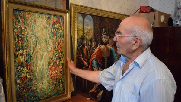 Rəssam Faiq Abdullayev - Sputnik Азербайджан