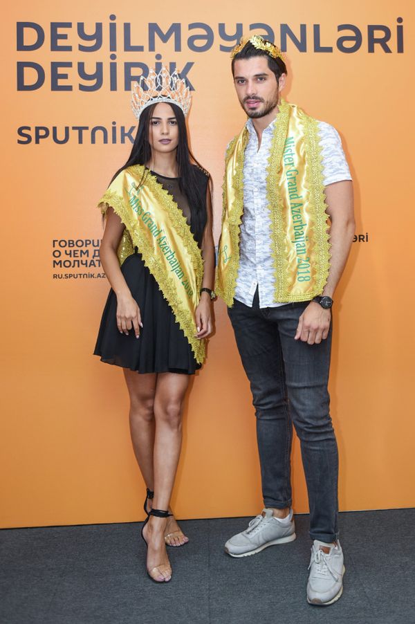 Miss/Mister Grand Azerbaijan Айша Гараева и Нуру Ахмедов - Sputnik Азербайджан