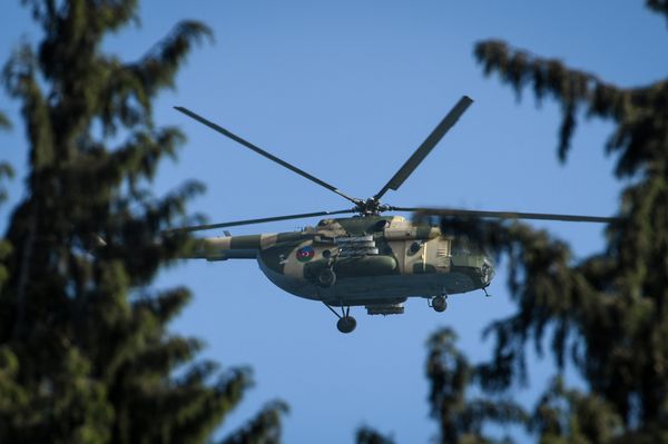 Военный парад по случаю 100-летия освобождения Баку Кавказской исламской армией. 15 сентября 2018 года - Sputnik Азербайджан