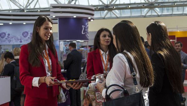 24-я Международная выставка продуктов питания WorldFood Moscow в Экспоцентре в Москве, фото из архива - Sputnik Азербайджан