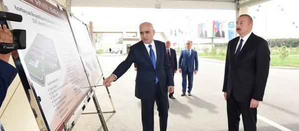 Президент Ильхам Алиев принял участие в открытии Масаллинского промышленного квартала - Sputnik Азербайджан