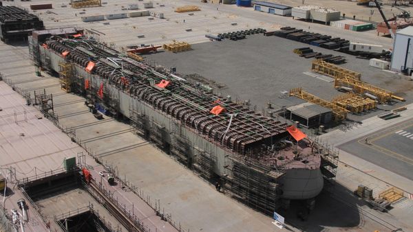 Бакинский судостроительный завод Baku Shipyard, фото из архива - Sputnik Азербайджан