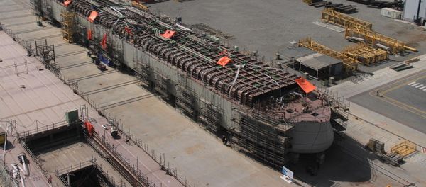 Бакинский судостроительный завод Baku Shipyard, фото из архива - Sputnik Азербайджан