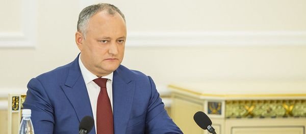 Президент Молдовы Игорь Додон - Sputnik Азербайджан