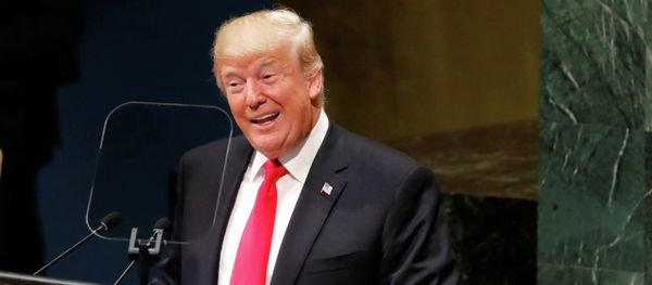 Выступление президента США Дональда Трампа на 73-й сессии Генеральной Ассамблеи ООН, Нью-Йорк, 25 сентября 2018 года - Sputnik Азербайджан