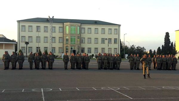 Сборы офицерского состава ВС Азербайджана - Sputnik Азербайджан