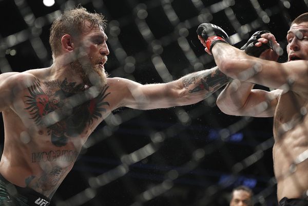 Бой Хабиба Нурмагомедова против Конора Макгрегора за титул чемпиона UFC в легком весе - Sputnik Азербайджан