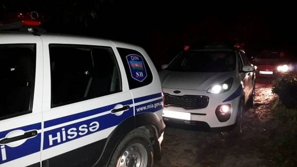 Polis maşını hadisə yerində - Sputnik Азербайджан