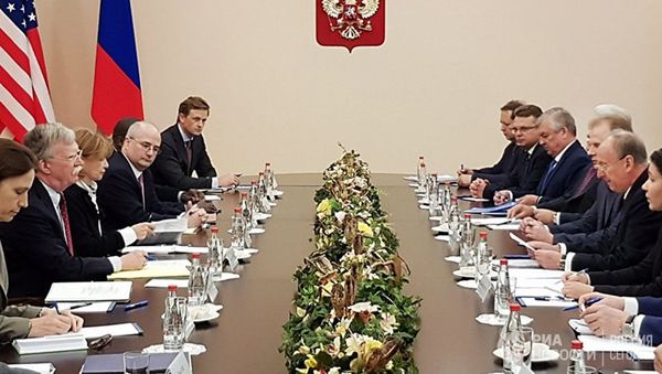 Встреча секретаря Совета безопасности РФ Николая Патрушева и помощника президента США Дональда Трампа по национальной безопасности Джона Болтона - Sputnik Азербайджан