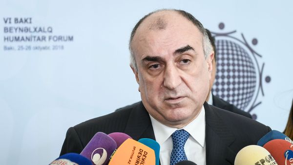 Министр иностранных дел Азербайджана Эльмар Мамедъяров - Sputnik Азербайджан