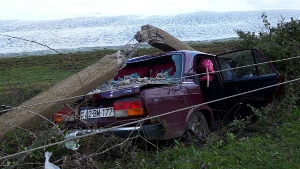 ДТП на автодороге Лиман-Нариманабад-Балыгчылар - Sputnik Азербайджан