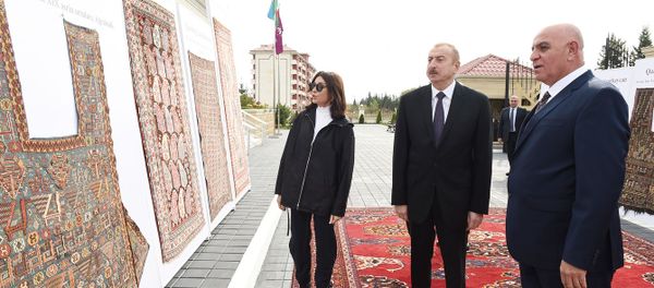 Ильхам Алиев принял участие в открытии Агдамского филиала Открытого акционерного общества Азерхалча Ильхам Алиев принял участие в открытии Агдамского филиала Открытого акционерного общества Азерхалча - Sputnik Азербайджан