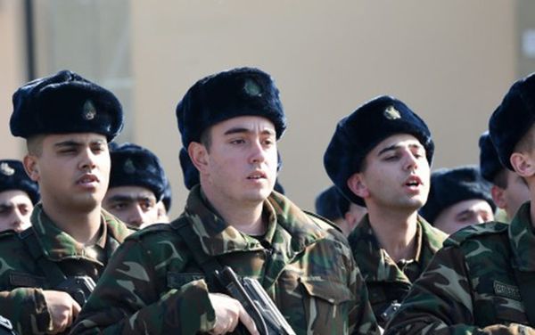 В Н-ской воинской части СГБ очередная группа молодых солдат принесла присягу на верность Родине - Sputnik Азербайджан