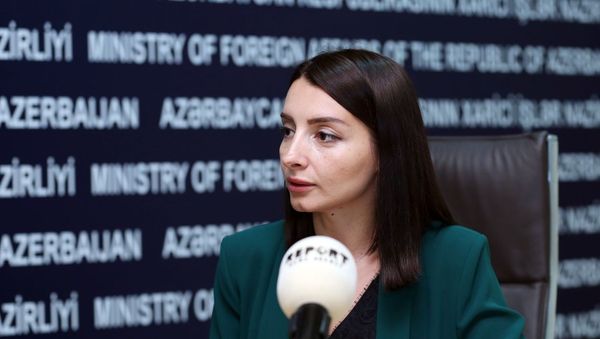 Глава пресс-службы МИД АР Лейла Абдуллаева - Sputnik Азербайджан