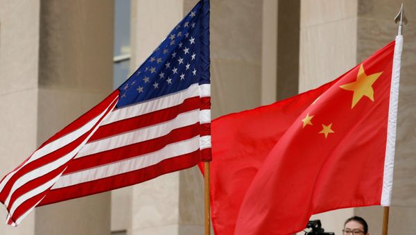 Флаг Китая и США - Sputnik Азербайджан