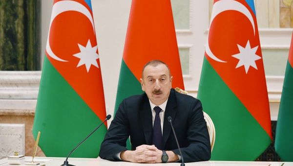 Президент Азербайджанской Республики Ильхам Алиев - Sputnik Азербайджан