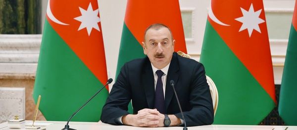 Президент Азербайджанской Республики Ильхам Алиев Президент Азербайджанской Республики Ильхам Алиев - Sputnik Азербайджан