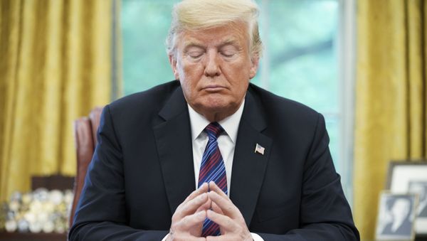 Президент США Дональд Трамп - Sputnik Азербайджан