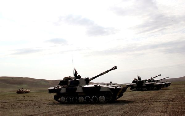 Kомандирские сборы с начальниками артиллерии Армии Азербайджана - Sputnik Азербайджан