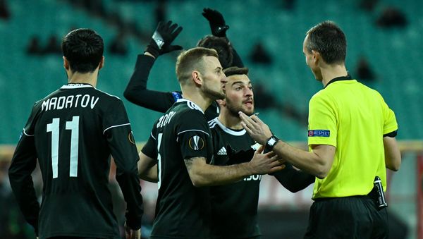 Футбольный матч Карабах-Спортинг. Бакинский олимпийский стадион, 29 ноября 2018 года - Sputnik Азербайджан