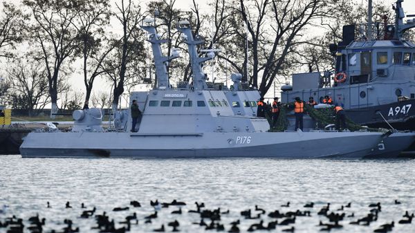 Корабль ВМС Украины - Sputnik Азербайджан