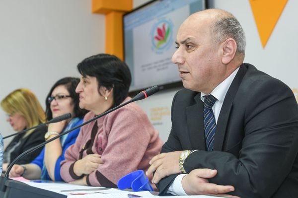 Пресс-конференция на тему Решение проблем женщин-инвалидов в Азербайджане - Sputnik Азербайджан