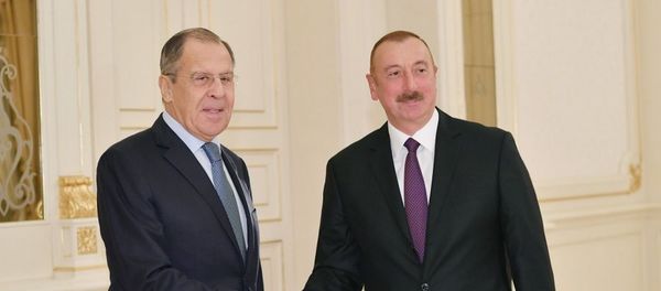 Президент Ильхам Алиев принял министра иностранных дел России - Sputnik Азербайджан