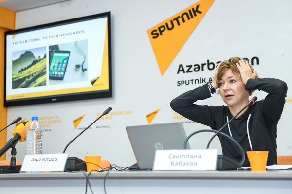 Советник МИА Россия сегодня Светлана Бабаева - Sputnik Азербайджан