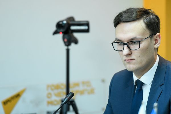 Пресс-конференция посла России в Азербайджане Михаила Бочарникова в мультимедийном пресс-центре Sputnik Азербайджан - Sputnik Азербайджан