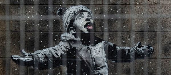 Граффити Banksy Граффити Banksy - Sputnik Азербайджан