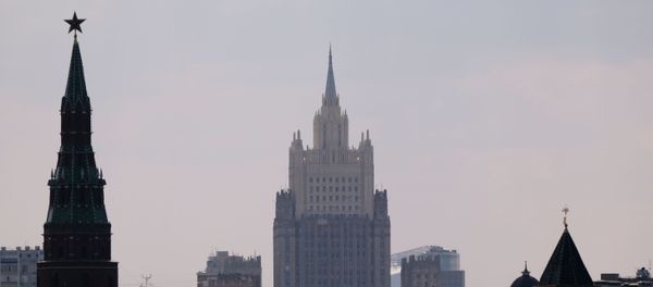 Высотное здание министерства иностранных дел РФ - Sputnik Азербайджан