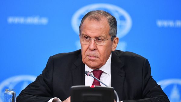 Пресс-конференция главы МИД РФ С. Лаврова - Sputnik Азербайджан