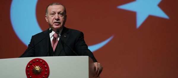 Türkiyə prezidenti Rəcəb Tayyib Ərdoğan - Sputnik Азербайджан