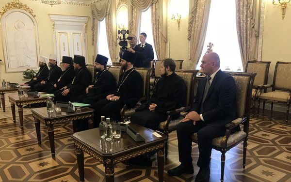 Председатель Управления мусульман Кавказа встретился с патриархом Московским и всея Руси - Sputnik Азербайджан