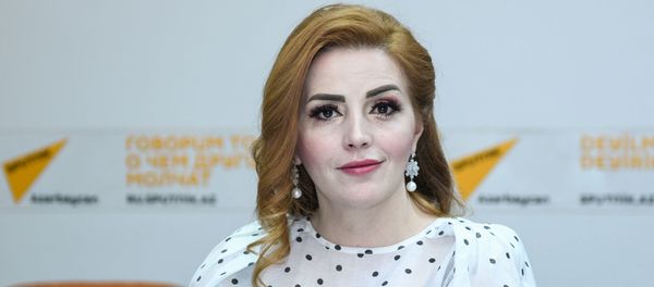Руководитель Института молодых демократов Азербайджана Егяна Гаджиева Руководитель Института молодых демократов Азербайджана Егяна Гаджиева - Sputnik Азербайджан